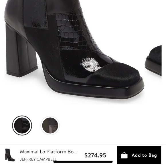 Jeffrey Campbell Black High Heel Boot - Picture 10 of 10